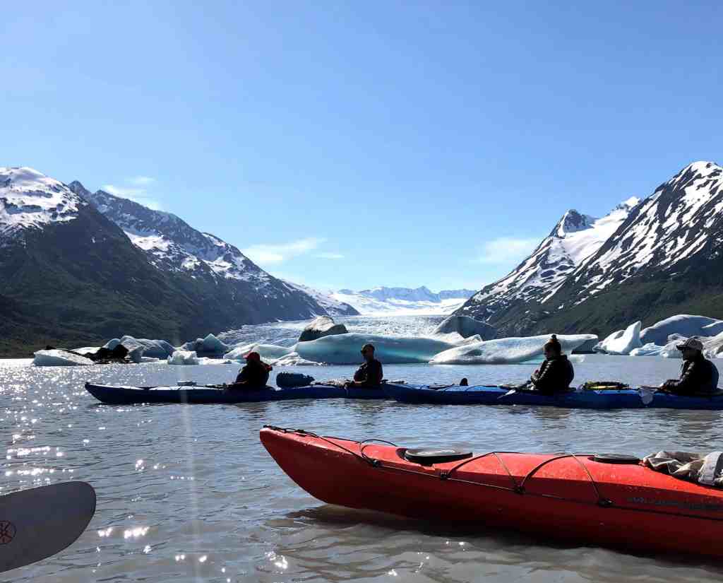 Why visit Alaska in summer - kayaking in Spencer Lake