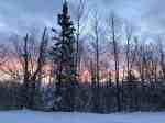 What to wear in winter in Alaska - winter sunrise