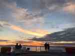 Sunset from the Seattle to Anchorage Ferry