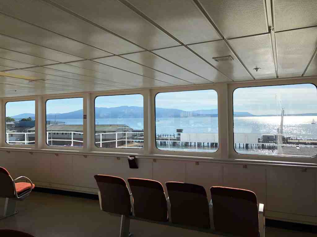 Inside of the Seattle to Anchorage Ferry
