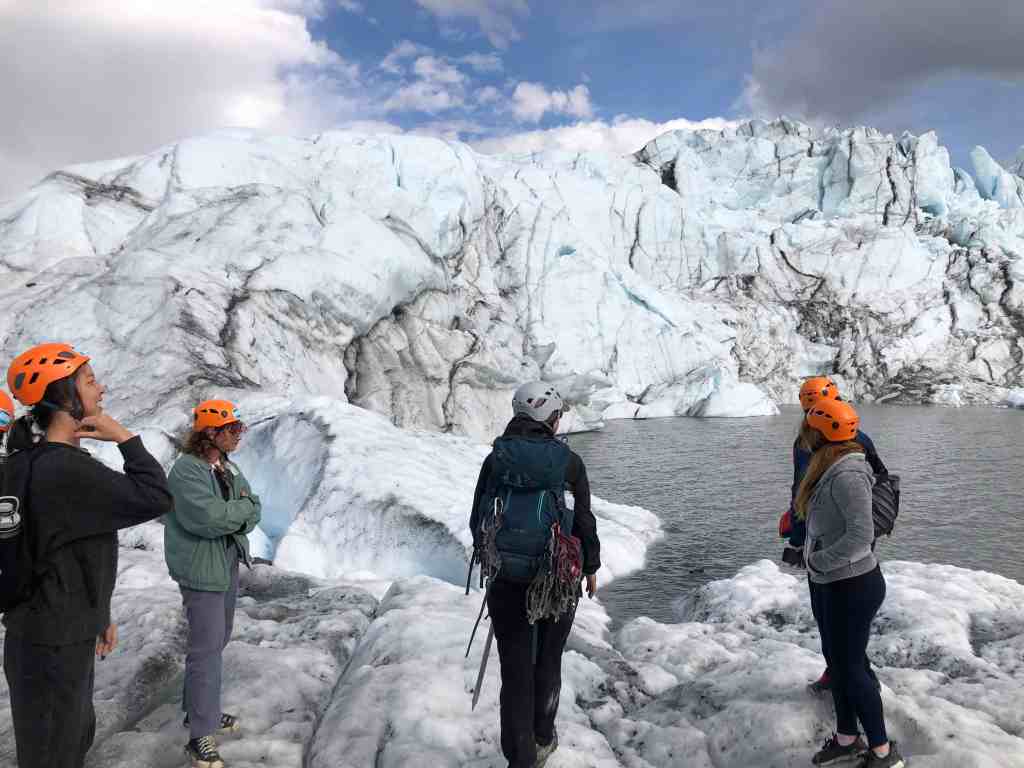 10 day Alaska Itinerary - hiking on Matanuska Glacier