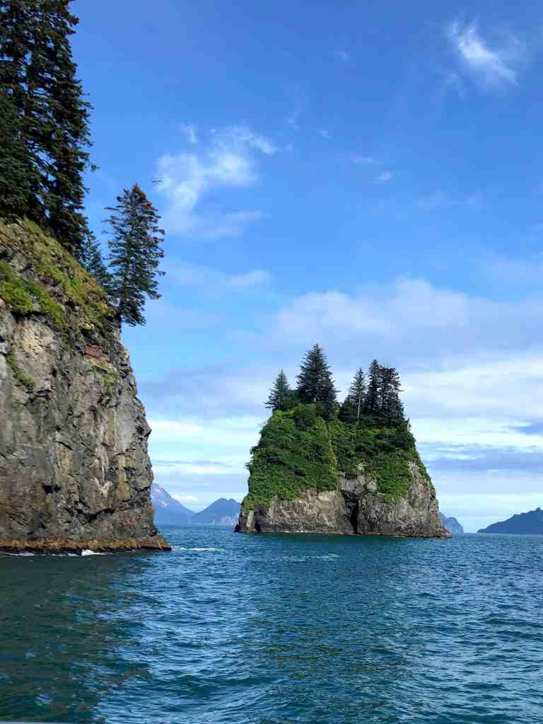 Boat tour of Kenia Fjords National Park - view from the boat