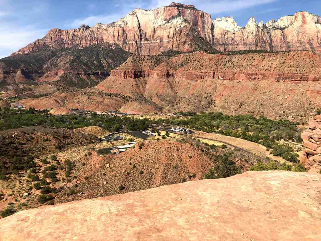 View from Canyon Overlook Trail at Zion National Park