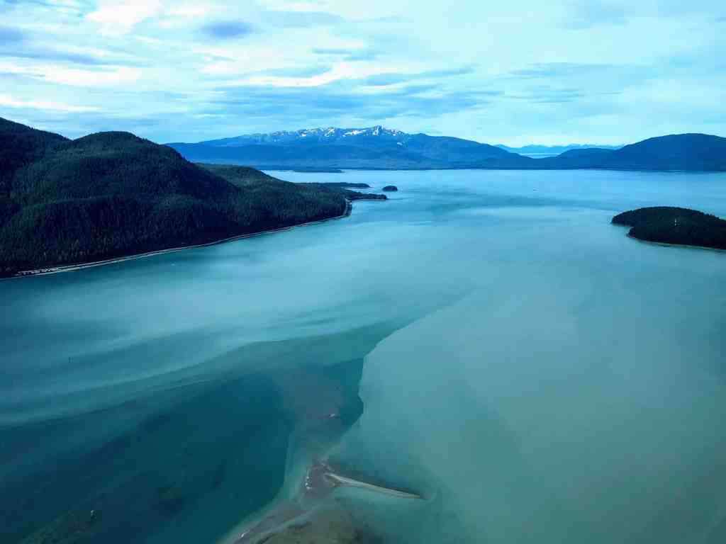 Flightseeing over southeastern Alaska