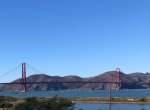 Local things to do in San Francisco - picture of the Golden Gate Bridge taken from the visitor center at The Presidio
