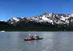 What to wear in Alaska in summer - kayaking in Spencer Lake in June