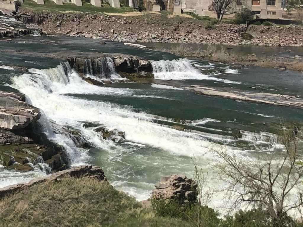 Rainbow Falls in Great Falls, Montana