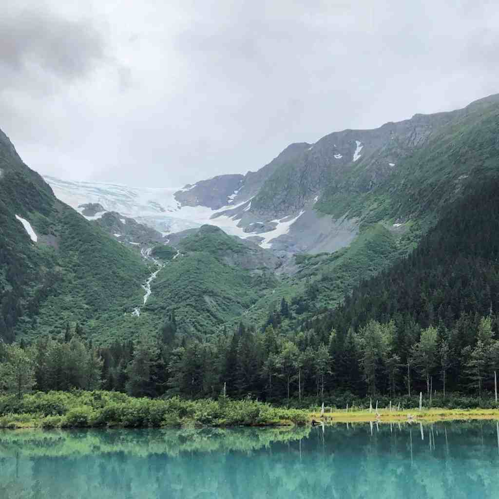 Alaska trip itinerary - on the way to Portage Glacier