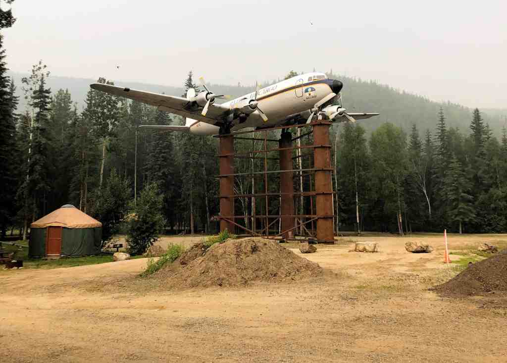 Outdoor sculpture at Chena Hot Springs in Fairbanks, Alaska 