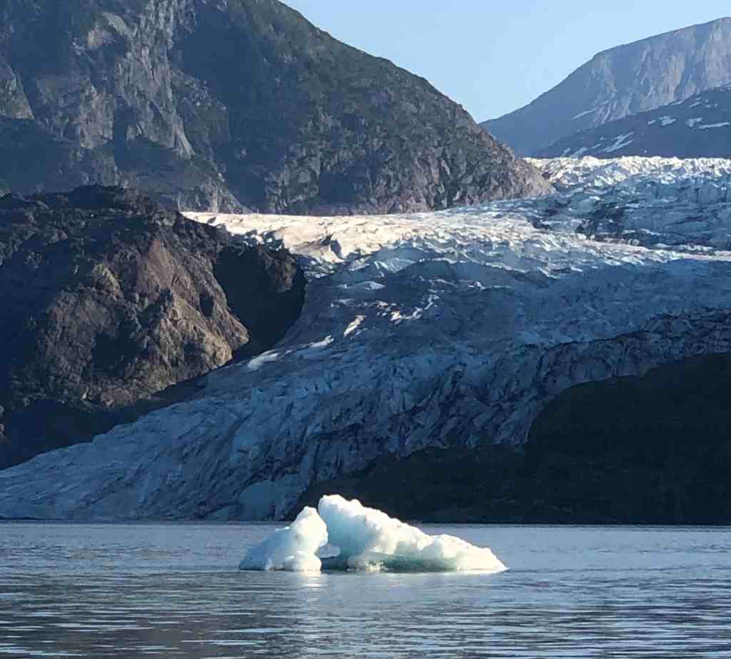 Mendenhall Glacier in Juneau, Alaska