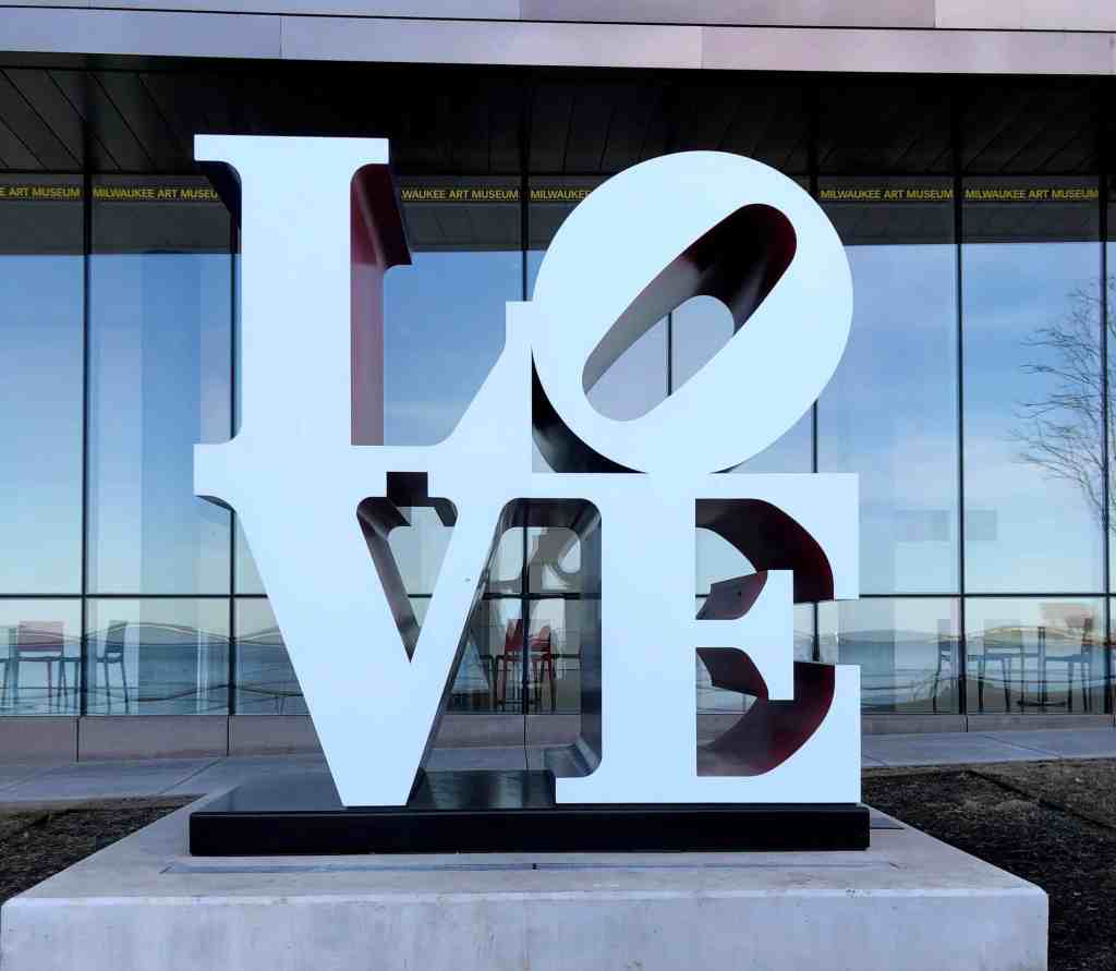 Day trip to Milwaukee - outdoor art installation 