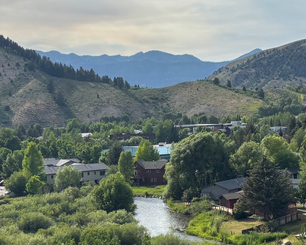 Hiking near Jackson Wyoming